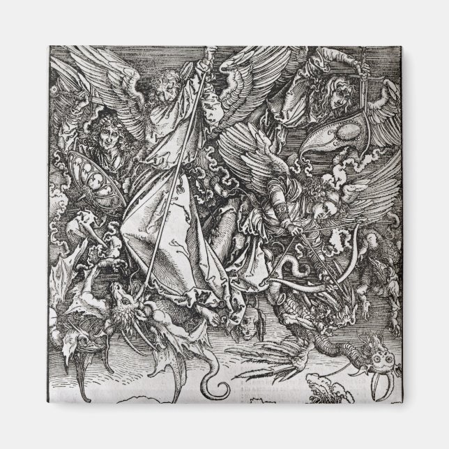 Imã Michael e o Dragão, de um latim (Frente)