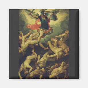 Imã Michael e os anjos caídos por Giuseppe Cesari