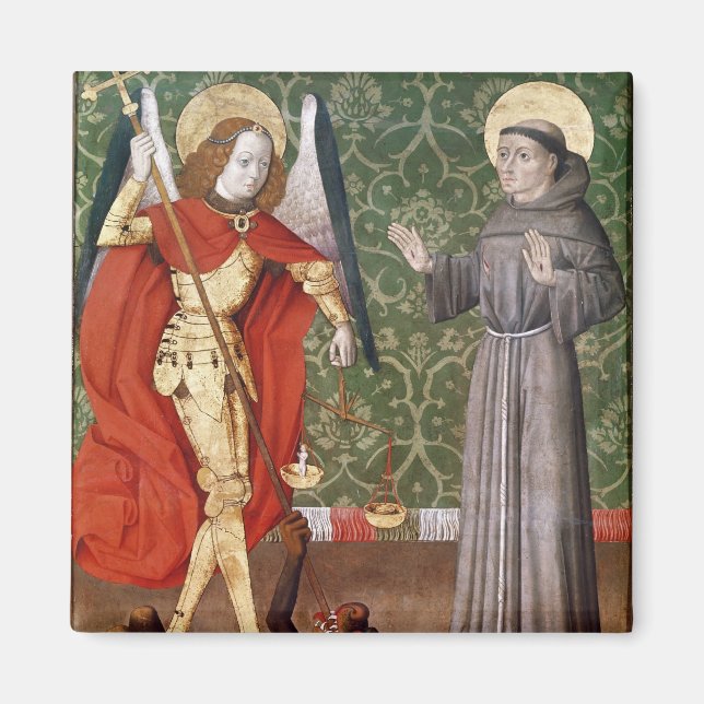 Imã Michael e Rua Francis de Assisi, c.1480 (Frente)