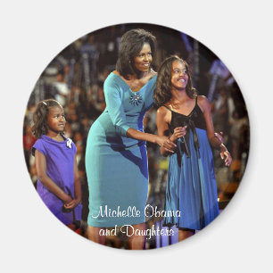 Imã Michelle Obama e filhas