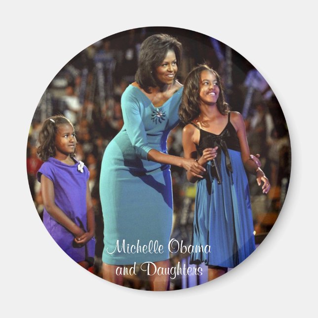 Imã Michelle Obama e Filhas (Frente)