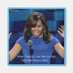 Imã Michelle Obama "Nós Vamos Alto" Colecionável