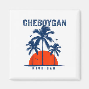 Imã Michigan Cheboygan Oceano Surfe Surfismo