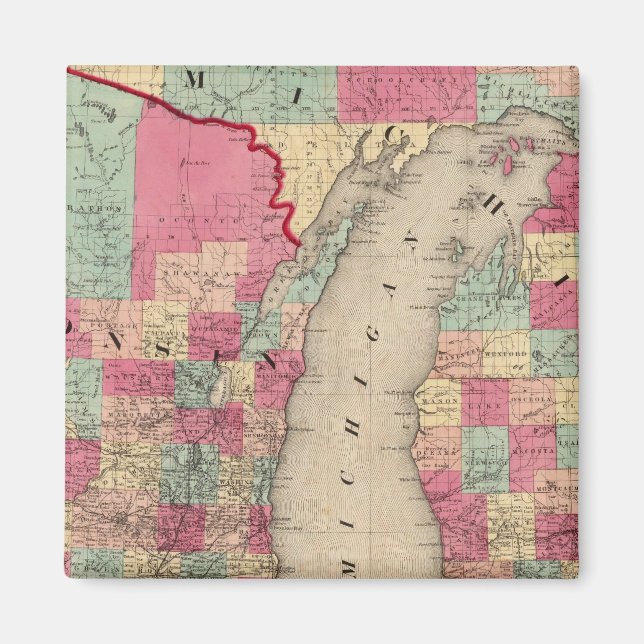 Imã Michigan e Wisconsin (Frente)