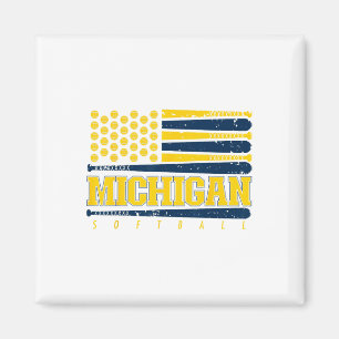 Imã Michigan Softll Vintage Masculino Infantil Time Re