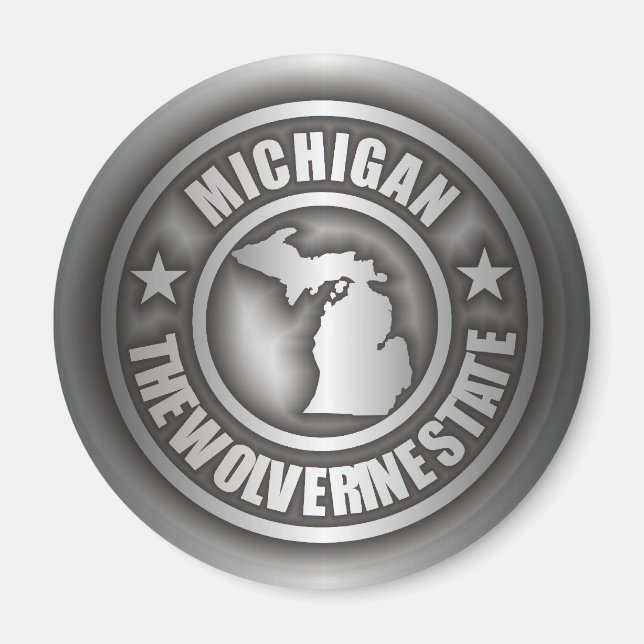 Imã "Michigan Steel Magnets" (Frente)