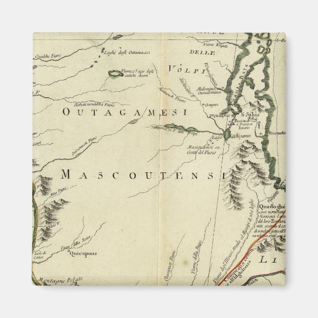 Imã Michigan, Wisconsin, Illinois (Frente)