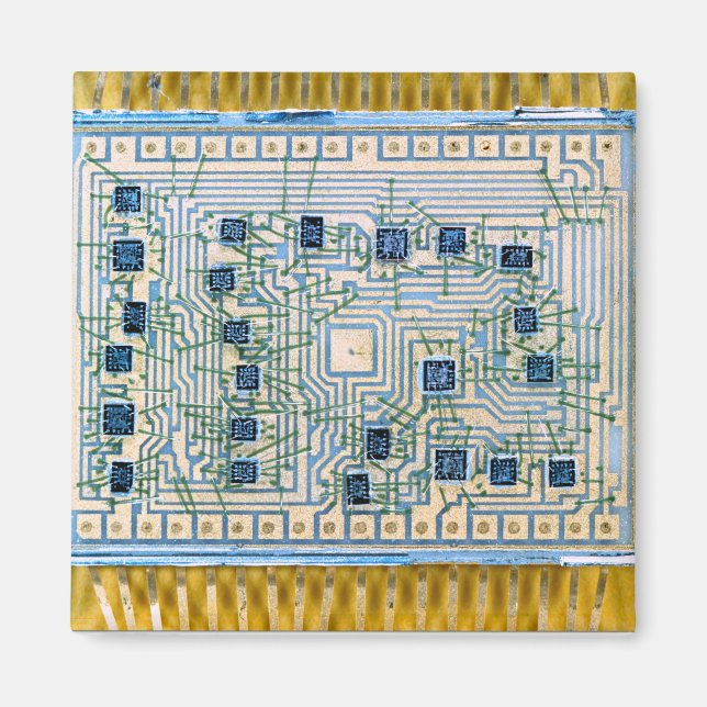 Imã Microchips e Circuitos (Frente)