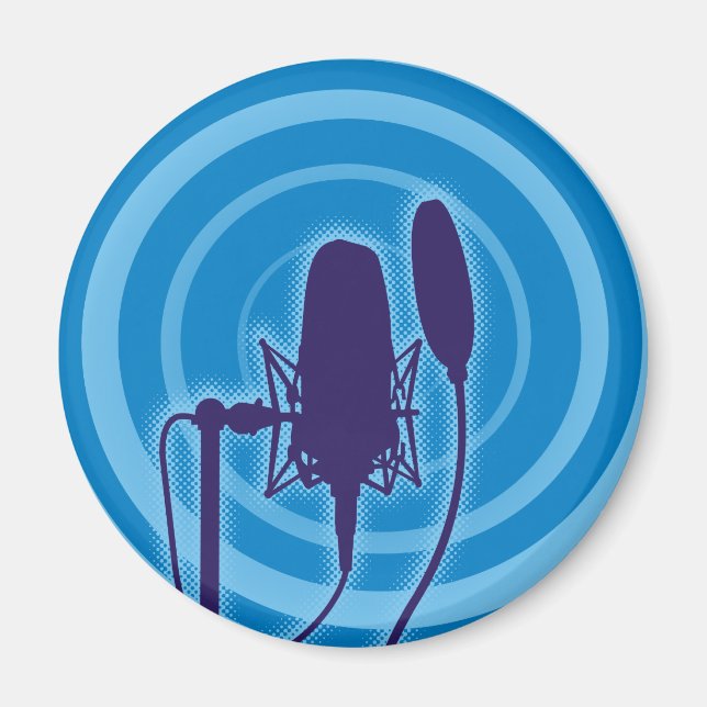 Imã Microfone Studio (Frente)