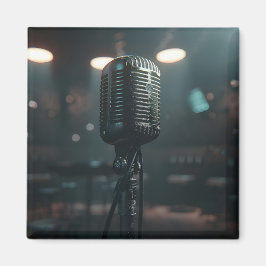 Imã Microfone Vintage