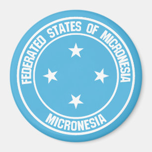 Imã Micronésia Round Emblem
