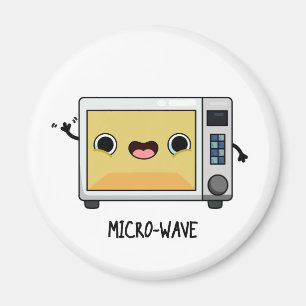 Imã Microwave Cute Home Appliance Pun