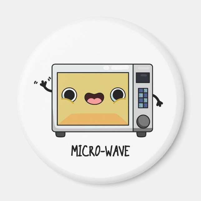 Imã Microwave Funny Pun (Frente)