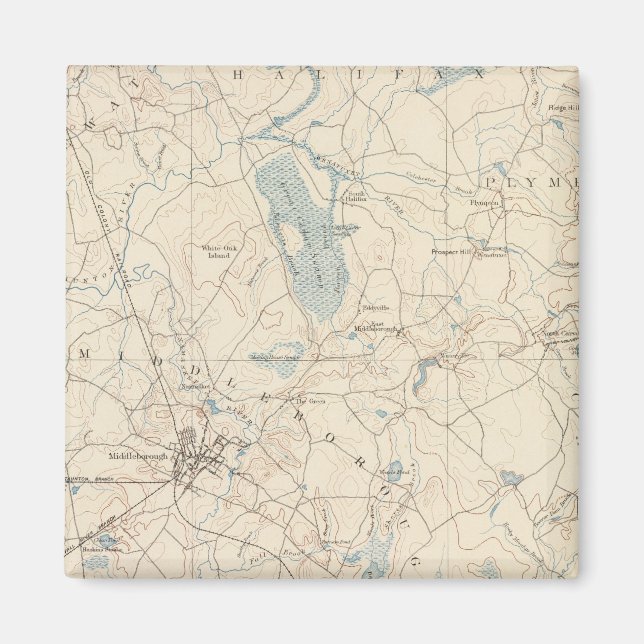 Imã Middleborough, Massachusetts (Frente)