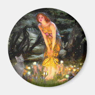 Imã MidEve - gato azul russo