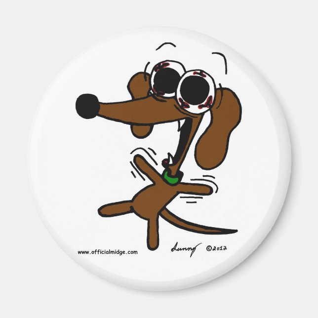 Imã Midge Freakin' Out Magnet (Frente)