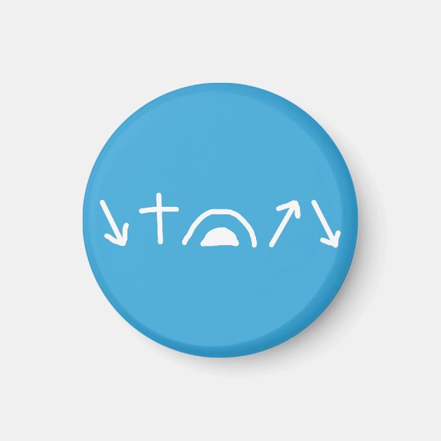 Imã Mídia das setas do Evangelho (Frente)