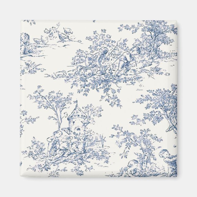 Imã Mídia de Azul-Bebê (Frente)