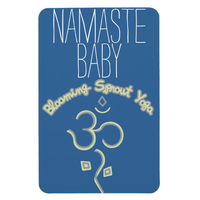 Ímã Mídia de Carro do Namaste Baby (Vertical)