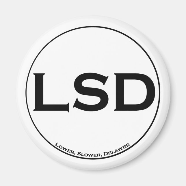 Imã Mídia de Delaware Mais Lenta (Frente)