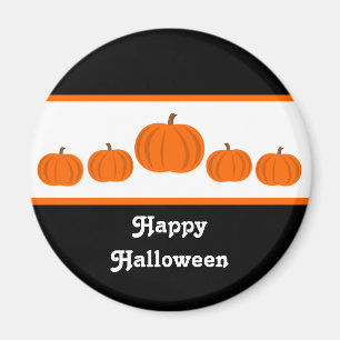 Imã Mídia de Halloween de Pumpkin Row