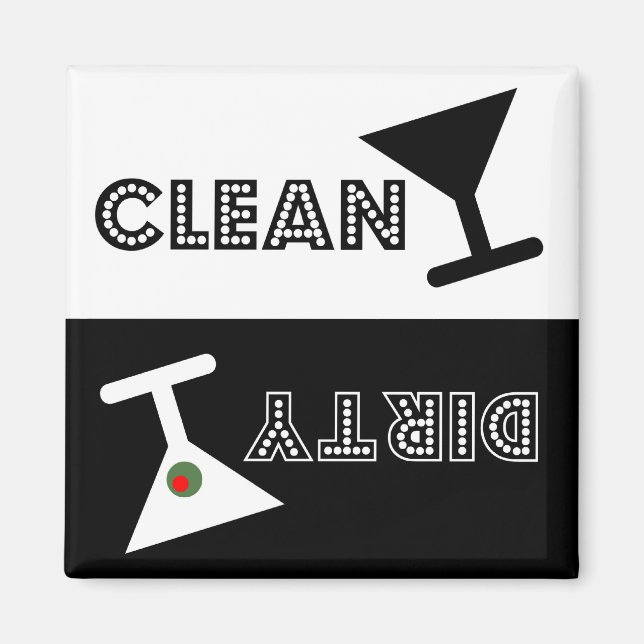 Imã Mídia de máquina de lavar louça Martini (Frente)