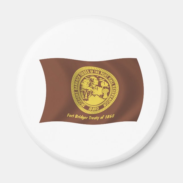 Imã Mídia de Sinalizador de Tribos Shoshone (Frente)