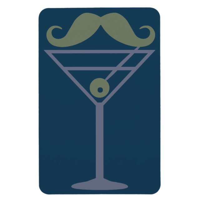 Ímã Mídia Martini Mustache (Vertical)