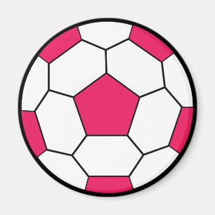 Imã Mídia rosa da bola de futebol