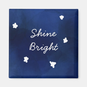 Imã Midnight Blue starry sky