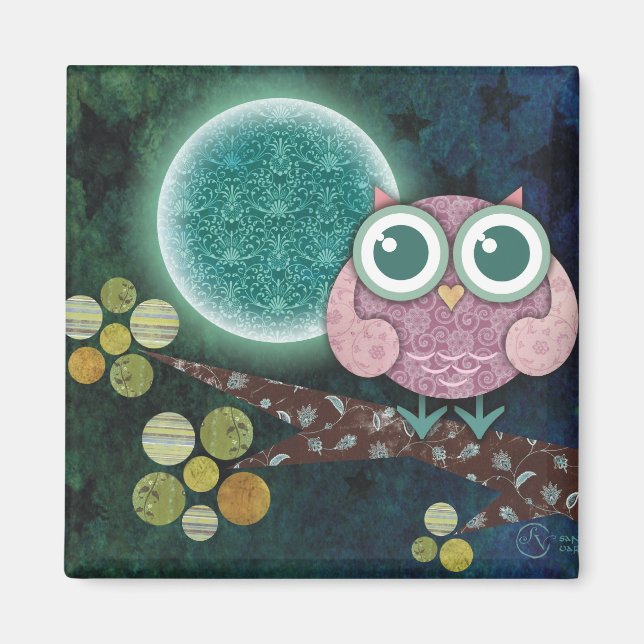 Imã Midnight Owl (Frente)