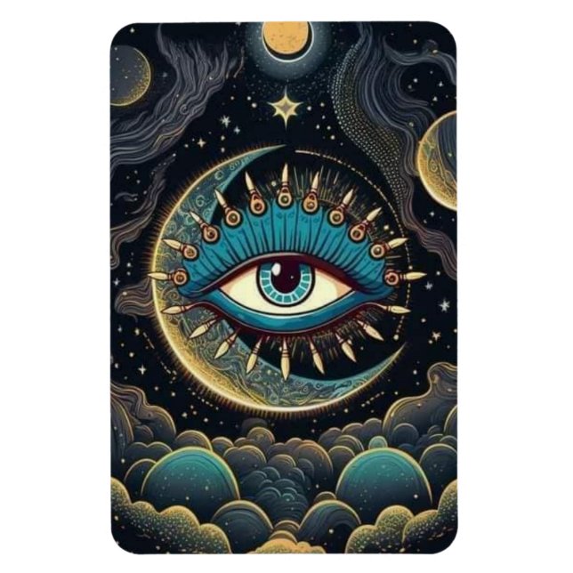 Ímã Midnight Starry Center Eye (Vertical)