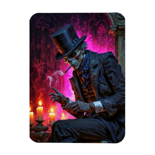 Ímã Midnight Toast with the Baron Samedi (Vertical)