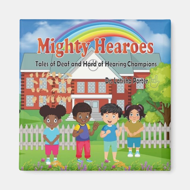 Imã Mighty Hearoes Childrens Book (Frente)