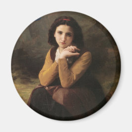 Imã Mignon (Sweet Young French Girl) (por Bouguereau)