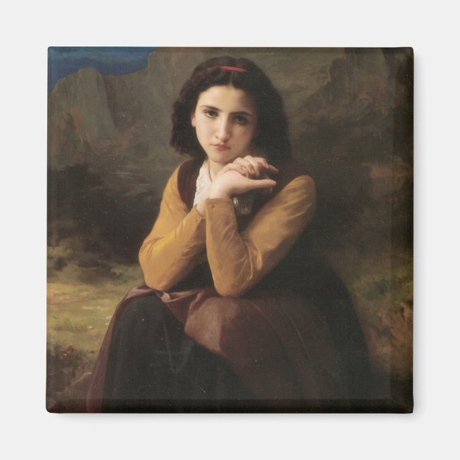 Imã Mignon (Sweet Young French Girl) (por Bouguereau) (Frente)