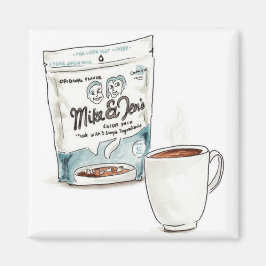 Imã Mike e Jen's Cocoa Magnet
