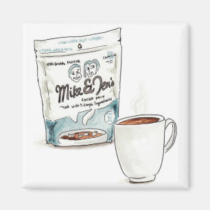 Imã Mike e Jen's Cocoa Magnet