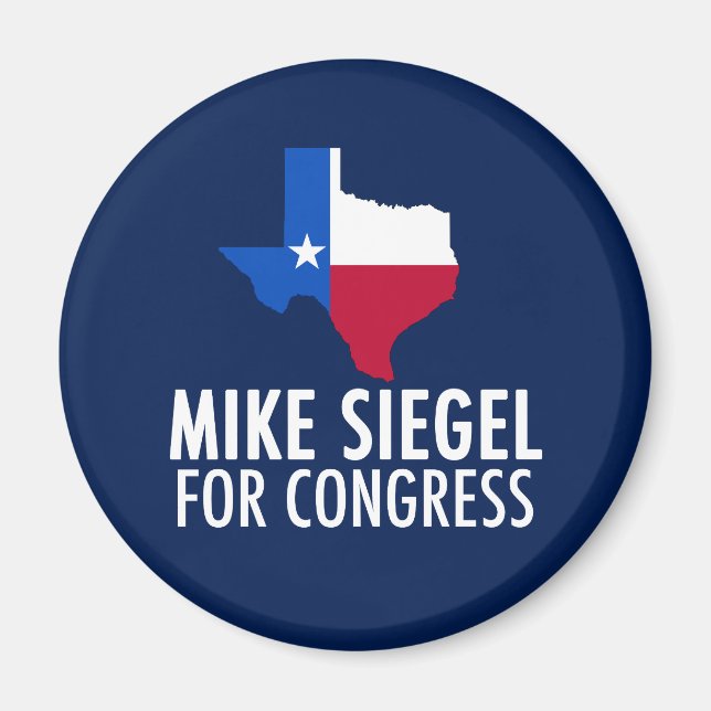 Imã Mike Siegel para o Congresso no Texas (Frente)