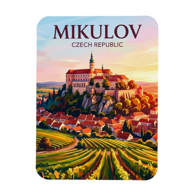Ímã Mikulov República Tcheca (Vertical)
