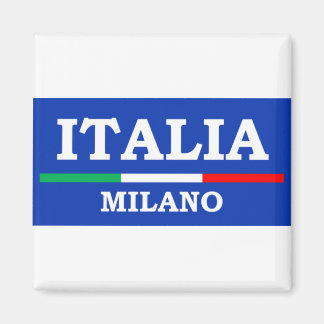 Imã Milano Italia Azzurri Bandeira Italiana