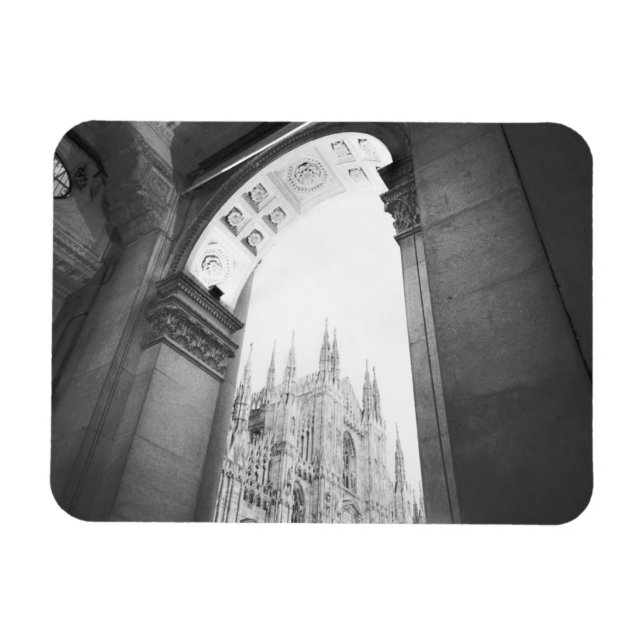 Ímã Milano Itália, Galleria View of the Duomo (Horizontal)