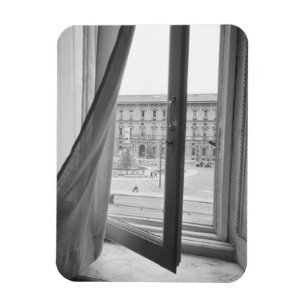 Ímã Milão Itália, Vista da Janela da Ópera La Scala