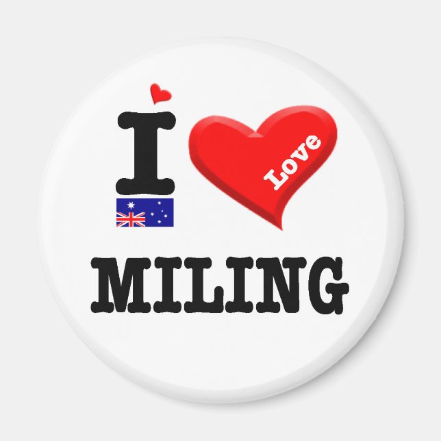 Imã MILHAGEM - Eu Amo (Frente)