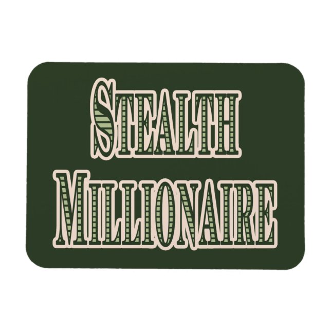 Ímã Milionário furtivo (Horizontal)