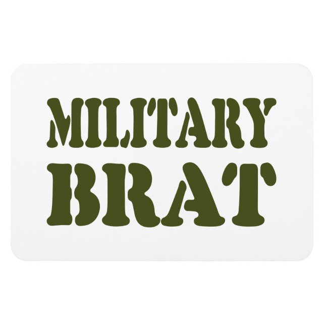 ÍMÃ MILITAR BRAT (Horizontal)