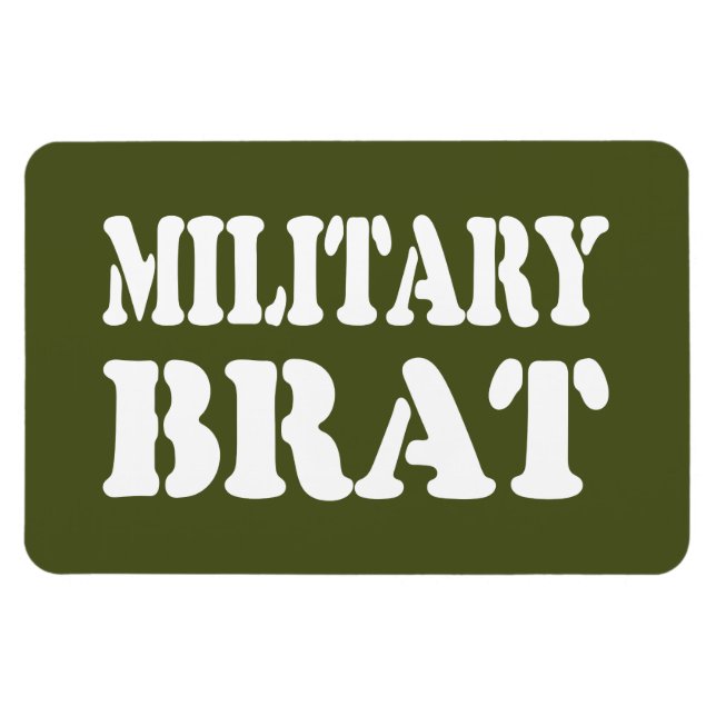 ÍMÃ MILITAR BRAT (Horizontal)