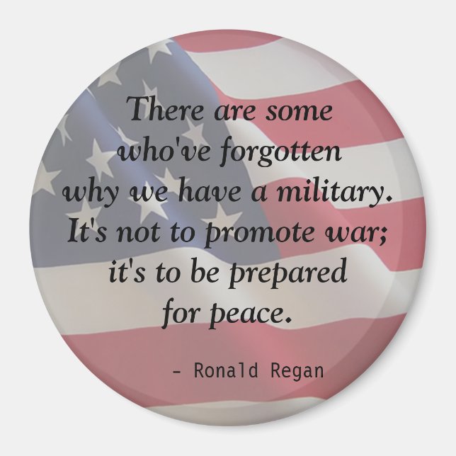 Imã MILITAR - Por que ter um militar... (Frente)