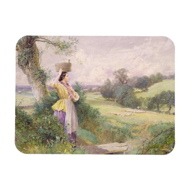 Ímã Milkmaid, 1860 (c/c no papel) (Horizontal)