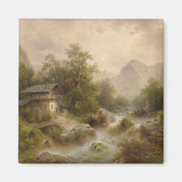 Imã Mill on a Mountain Stream (por Albert Rieger)